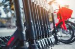 Electric Scooters in Urban City
