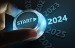 dial that says "start" being turned from 2023 to 2024