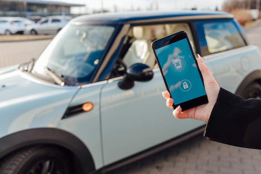 mobile keylock for automotive 