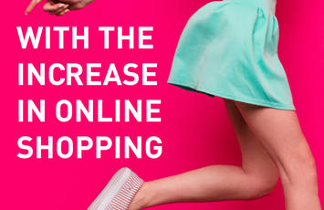 With the increase in online shopping, With the increase in online shopping